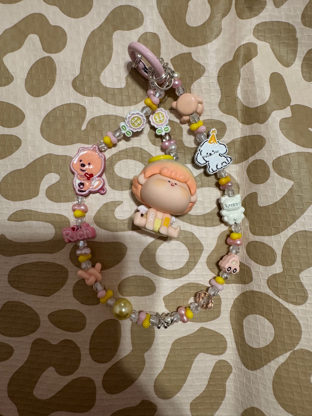 Cute Doll handmade phone charm